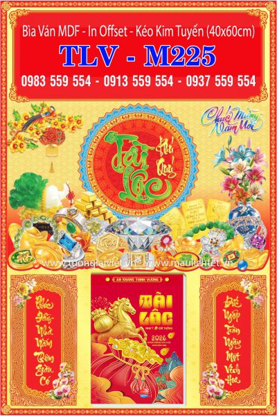 Bìa lịch treo tường Xuân Tài Lộc