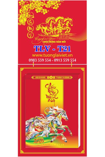 In Lịch bloc treo tường Bìa Sơn Mài