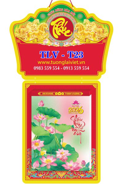 In Lịch bloc treo tường Hoa Sen