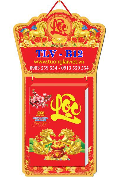 In Lịch bloc treo tường Lộc Phong Thủy