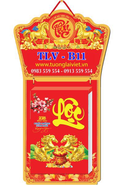 In Lịch bloc treo tường Phúc Phong Thủy