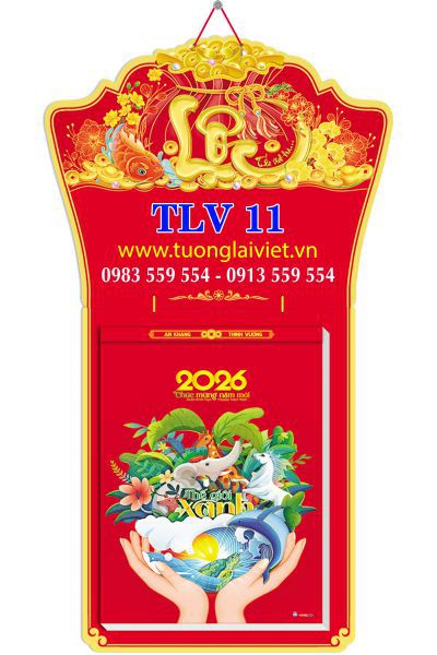 In Lịch bloc treo tường Thế Giới Xanh