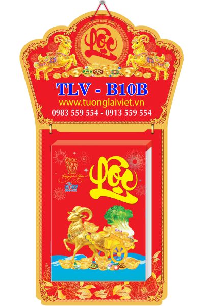 In Lịch treo tường 365 ngày Chữ Lộc
