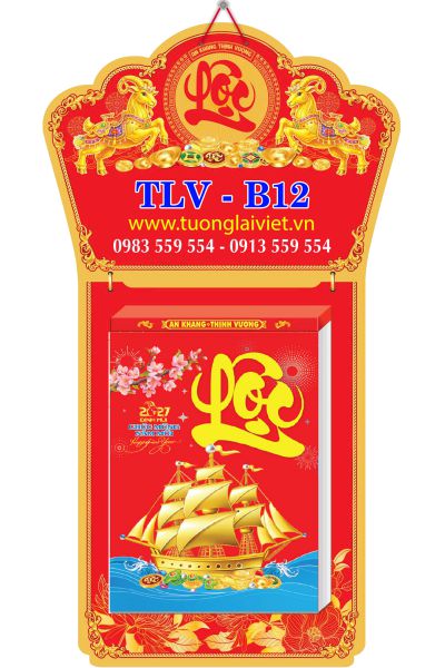 In Lịch treo tường 365 ngày Phong Thuỷ Tài Lộc