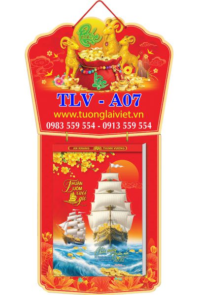 In Lịch treo tường 365 ngày Thuận Buồm Xuôi Gió