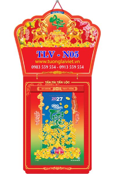 In Lịch treo tường 365 ngày Xuân Khởi Lộc