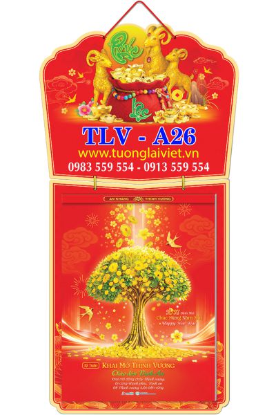 In Lịch treo tường 52 Tờ Con Giáp Tài Lộc