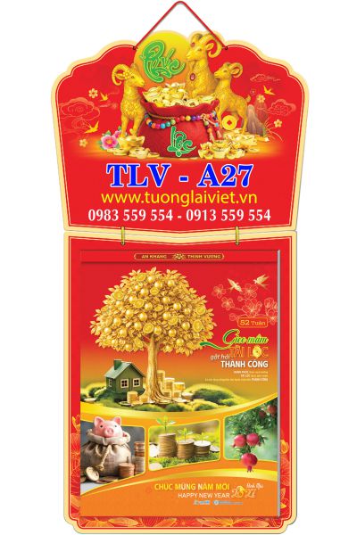 In Lịch treo tường 52 Tờ Lộc Khai Xuân