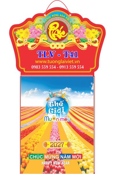 In Lịch treo tường 52 Tờ Phong Cảnh Thế Giới