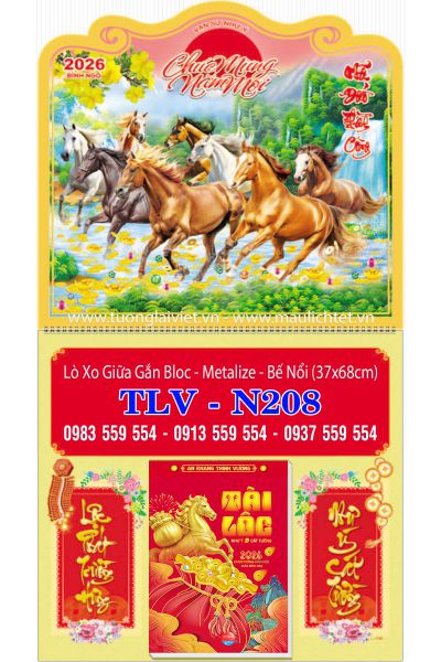 Lịch treo tường 365 ngày Mã Đáo Thành Công