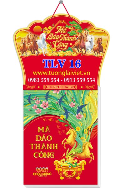 Lịch treo tường 52 Tờ Mã Đáo Thành Công