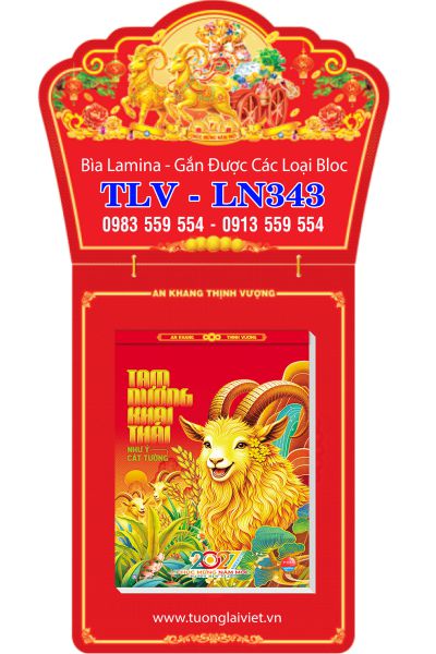 Lịch treo tường laminate Xuân Phát Tài